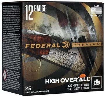 Picture of Federal Premium High Overall Competition Target Loads Shotgun Ammo - 12Ga, 2-3/4", 1-1/8oz., #7-1/2, 3 Dram EQ. 250rds Case, 1200fps