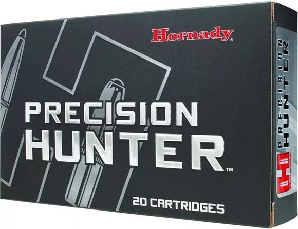 Picture of Hornady 8069 Precision Hunter Rifle Ammo 28 Nosler, 162 Gr, ELD-X, 20 Rnd