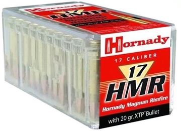 Picture of Hornady Rimfire Ammo - 17 HMR, 20Gr, HP XTP, 50rds Box