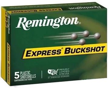 Picture of Remington Express Magnum Buckshot Shotgun Ammo - 12Ga, 3.5", Max DE, 00 Buck, 18 Pellets, 5rds Box, 1125fps