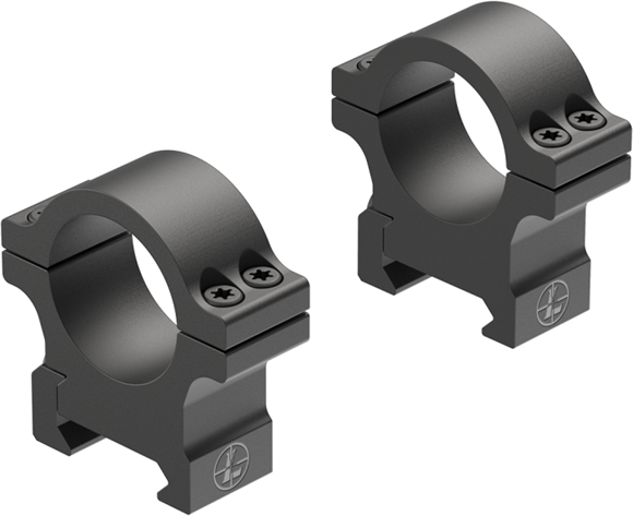 Picture of Leupold Optics, Rings - Open Range Aluminum Cross-Slot, 1", Medium, Matte Black.