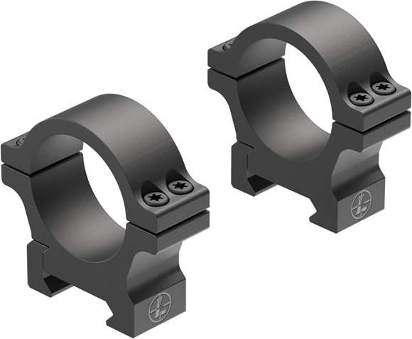 Picture of Leupold Optics, Rings - Open Range Aluminum Cross-Slot, 30mm, Low, Matte Black.