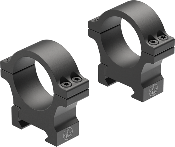 Picture of Leupold Optics, Rings - Open Range Aluminum Cross-Slot, 30mm, Medium, Matte Black.