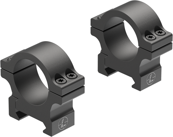 Picture of Leupold Optics, Rings - Open Range Aluminum Cross-Slot, 1", Low, Matte Black.