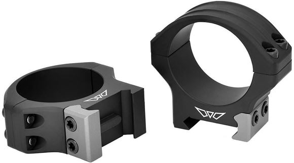 Picture of Warne Manufacturing Company - Hyper Lite Scope Rings, 34mm, Low, Matte Black.