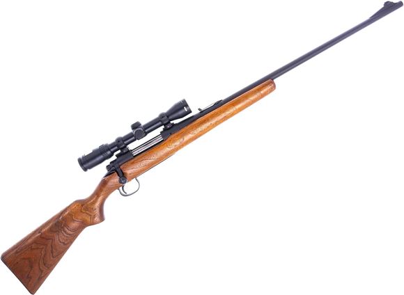 Picture of Used Remington 721 Bolt-Action Rifle, 30-06 Sprg, 24" Barrel, Blued, Wood Stock, Bushnell Elite 3200 2-7x32 Riflescope, Good Condition