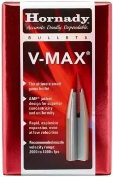 Picture of Hornady Rifle Bullets, V-MAX - 6mm Caliber (.243"), 75Gr, V-MAX, 100ct Box