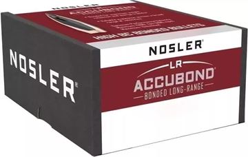 Picture of Nosler 58456 Accubond Long Range Rifle Bullets 30 190gr SP 100Ct