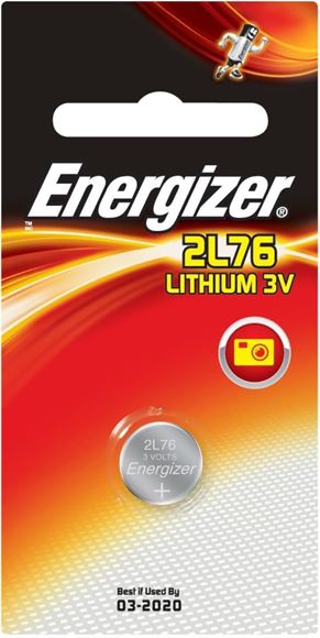 Picture of Energizer Photo Electronic 2L76 Battery, 3.0V