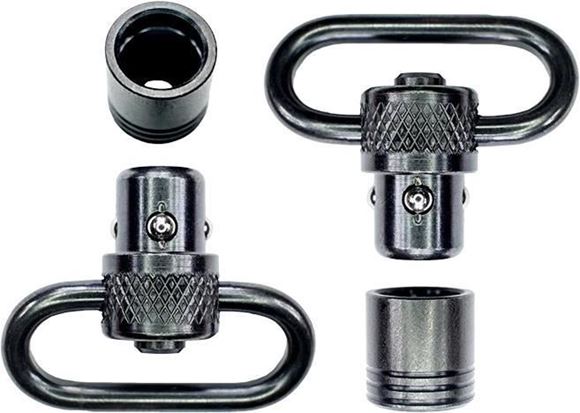 Picture of GrovTec GT Swivels, GT Swivels - Push Button Swivel Set, 1" Loops, Black-Oxide Finish