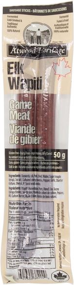 Picture of Atwood Heritage Sausage Snacks - Elk, 2 Piece Pack, 50 Gram.