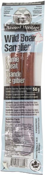 Picture of Atwood Heritage Sausage Snacks - Wild Boar, 2 Piece Pack, 50 Gram.