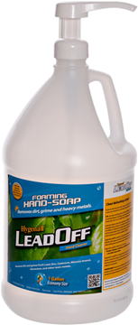 Picture of Hygenall Lead Off Foaming Hand Soap- 1 Gallon (3.78L) bottle, Removes Lead, Zinc, Cadmium, Mercury, Arsenic, Hex Chrom & other Toxic Metals, Dirts & Germs