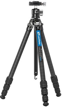 Picture of Leofoto LY-224C+LH-25 Carbon Fiber Tripod -  22/sc19/16/13MM, With LH-25 Ball Head, Black, Soft Case