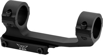 Picture of Warne Scope Mounts -  Vapor MSR Cantilever Mount, 1", 20 MOA, Lightweight Aluminum, Matte Black.