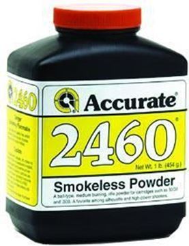 Picture of Accurate A24601 2460 Smokeless Propellant Rifle Powder, 1 lb