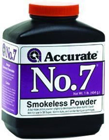 Picture of Accurate A71 #7 Smokeless Propellant Pistol Powder, 1 lb