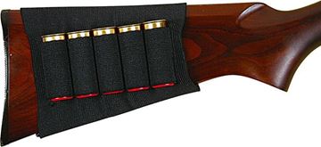 Picture of Allen Shooting Accessories, Shell Holders - Basic Buttstock Shell Holder, Fits Shotgun, 5 Cartridges