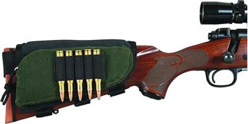 Picture of Allen 20550 Adjustable Rifle Buttstock Shell Holder, 5 Loops Zippered Pouch