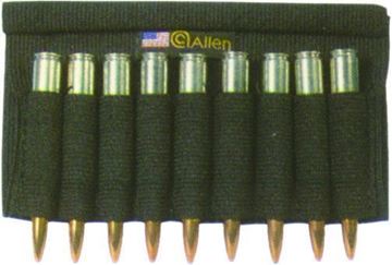 Picture of Allen Shooting Accessories, Shell Holders - Basic Buttstock Shell Holder, Fits Rifles, 9 Cartridges