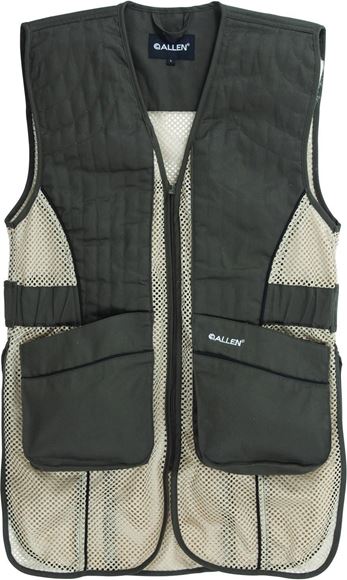 Picture of Allen Shooting Vests, Ace Shooting Vest, Brown/Tan, M-L