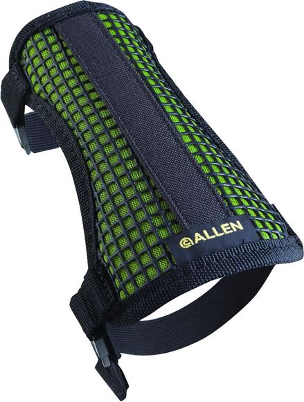 Picture of Allen 42014 Mesh Armguard, Black With Green Mesh