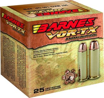 Picture of Barnes 21545 VOR-TX Handgun Ammo 44 MAG, XPB HP, 225 Grains, 1235 fps 20, Boxed