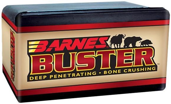 Picture of Barnes 30644 Buster FN FB Rifle Bullet, 45/70 cal, 400 gr, 50 Rnd Box