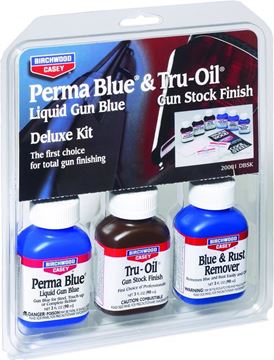 Picture of Birchwood Casey BC-20001 Deluxe Perma Blue & Tru-Oil Complete Finishing Kit