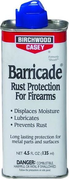 Picture of Birchwood Casey BC-33128 Barricade Rust Protection 4.5 Ounce Spout Can