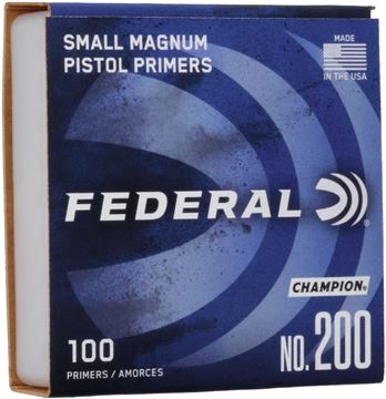 Picture of Federal 200 Small Magnum Pistol Primer, 100 Ct