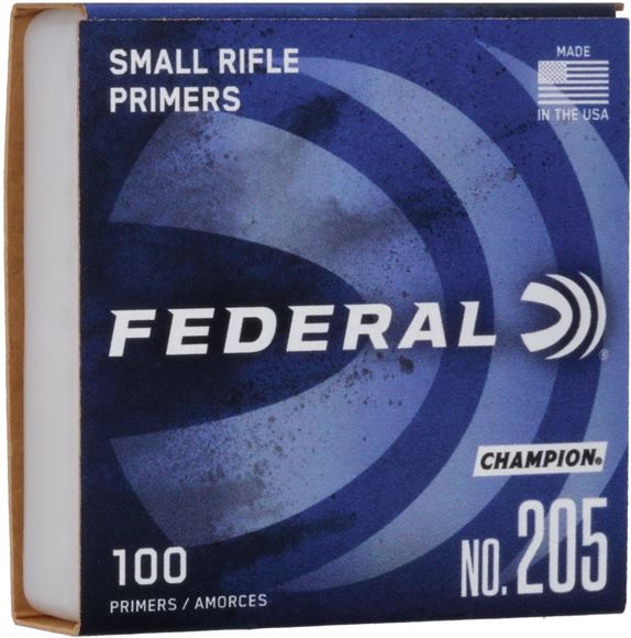 Picture of Federal 205 Small Rifle Primer, 100 Ct