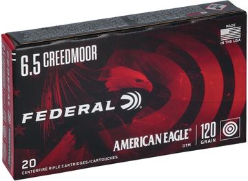 Picture of Federal AE65CRD2 American Eagle Rifle Ammo 6.5 Creedmoor 120GR Open Tip Match 20 Rnd Per Box