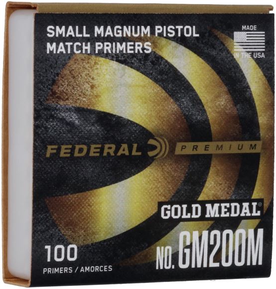 Picture of Federal GM200M Gold Medal Small Mag Pistol Primer 100Ct Match