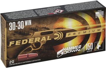 Picture of Federal LG30301 Hammer Down, 30-30 WIN, 150 Grain, 20 Round Box