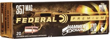 Picture of Federal LG3571 Hammer Down Rifle Ammo 357 Mag, 170 Grain, 20 Round Box