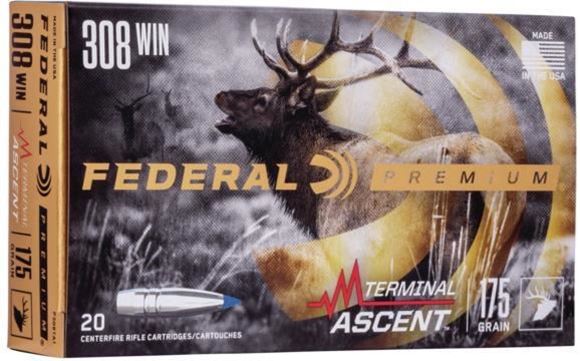 Picture of Federal Premium Vital-Shok Rifle Ammo - 308, 175Gr, Terminal Ascent, 20rds Box