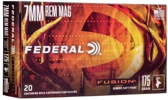 Picture of Federal Fusion Rifle Ammo - 7mm Rem Mag, 175Gr, Fusion, 20rds Box