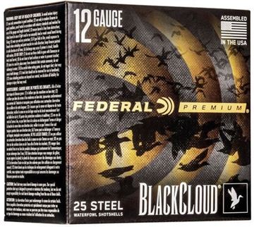 Picture of Federal PWBX147 3 Black Cloud Waterfowl Shotshell 12 GA 2 3/4 1 1/8oz 3 1,500 Fps, 25 Rnd per Box