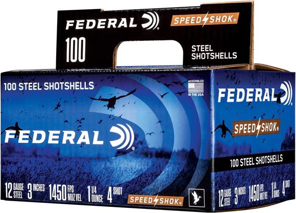 Picture of Federal WF142100 BB Speed Shok Waterfowl Shotshell 12 GA 3" 1-1/4oz BB 100 Pack