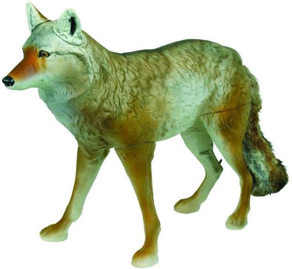 Picture of Flambeau 5985MS-1 Masters Series Lone Howler Coyote Decoy, 3-D, Faux Fur Tail