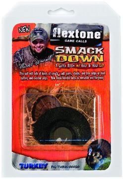 Picture of Flextone FLX-FLXTK020 Smack Down Turkey Mouth Call, Triple Reed w/Half-and-Half Cut