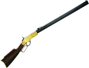 Picture of Henry H011 Lever Action Rifle 44-40 WIN, RH, 24 in, Blue, Wood Stk 13+1 Rnd