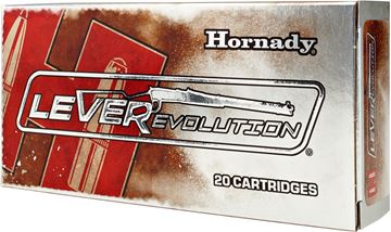 Picture of Hornady 82741 LEVERevolution Rifle Ammo 45-70 GOVT, MoNoFlex, 250 Grains, 2025 fps, 20, Boxed