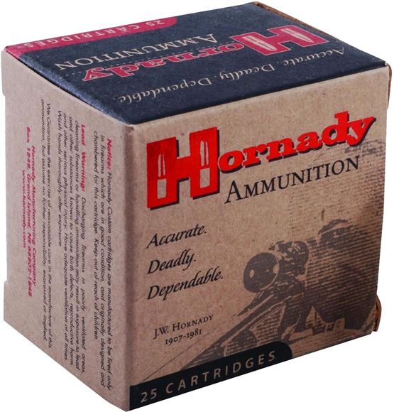 Picture of Hornady 92755 LEVERevolution Pistol Ammo 357 MAG, FTX, 140 Gr, 1440 fps 25 Rnd, Boxed