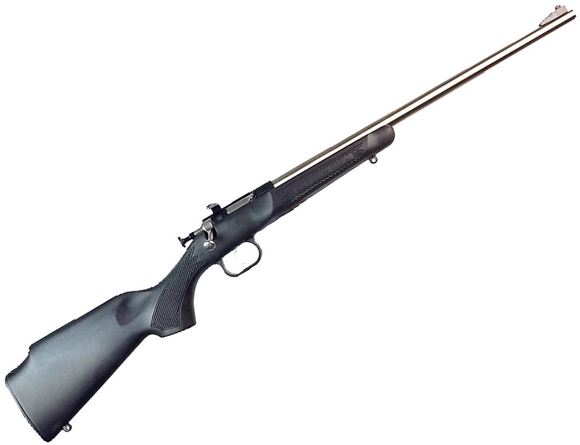 Picture of Keystone KSA2295 Crickett Bolt Action Youth Rifle, 22WMR, Single Shot, 16.125" SS Barrel, EZ Loader, Scope Mount, Black Stock