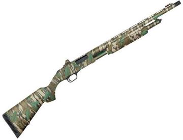 Picture of Mossberg 54342 500 Turkey Pump Action Shotgun, 20 GA, 20" MO Greenleaf Barrel and Stock, OR w/Holosun Sight, 5+1 Rnd