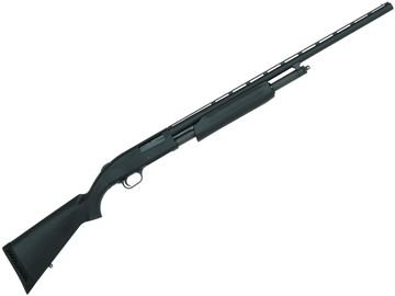 Picture of Mossberg 56436 500 Hunting All-Purpose Field Pump Shotgun 20 GA, RH, 26 in, Blue, Syn, 5+1 Rnd, Accu-Set, Vent Rib, 3 in