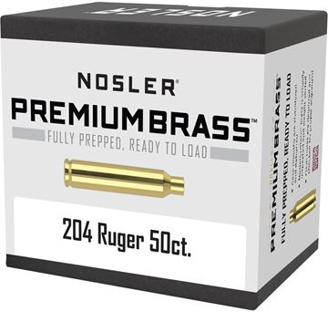 Picture of Nosler 10056 Custom Brass, 204 Ruger (50 ct.)