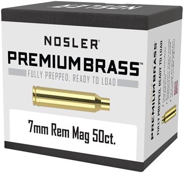 Picture of Nosler 10185 Custom Brass, 7mm Remington Magnum (50 ct.)